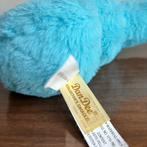 Fuzzy Blue Peeps Bunny Dan Dee Just Born Plush Toy - Picture 5 of 5